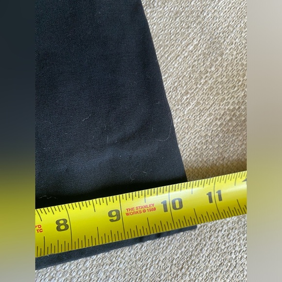 Theory Pants Women’s 2 Wool Trousers Wide Leg Low Rise Y2K Vintage Office Siren - Picture 11 of 12